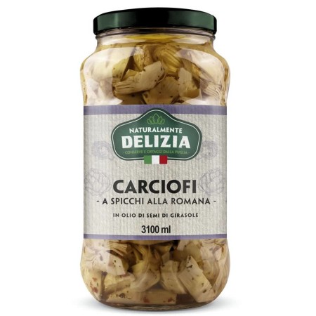 CARCIOFI SPACCATI ALLA ROMANA VS.KG.3,1